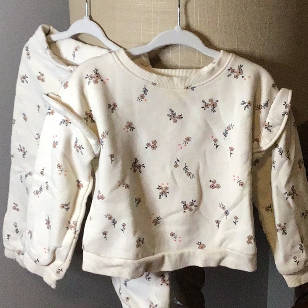 Carter's Cream Floral Kids Matching Set